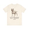 Staffordshire Bull Terrier Dad Shirt, Vintage Dog Sketch Tee, Dog Dad Gift