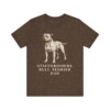 Staffordshire Bull Terrier Dad Shirt, Vintage Dog Sketch Tee, Dog Dad Gift