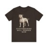 Staffordshire Bull Terrier Mom Shirt, Vintage Dog Sketch Tee, Dog Mom Gift