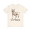 Staffordshire Bull Terrier Lover Shirt, Vintage Dog Sketch Tee, Dog Lover Gift