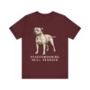 Staffordshire Bull Terrier Lover Shirt, Vintage Dog Sketch Tee, Dog Lover Gift