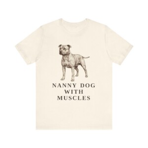 Staffordshire Bull Terrier Humor Shirt, Vintage Dog Sketch Tee, Dog Humor Gift