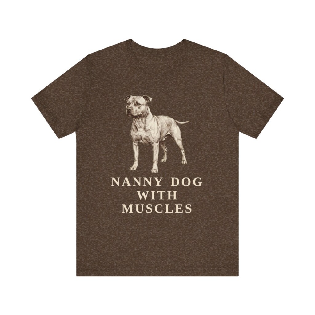 Staffordshire Bull Terrier Humor Shirt, Vintage Dog Sketch Tee, Dog Humor Gift