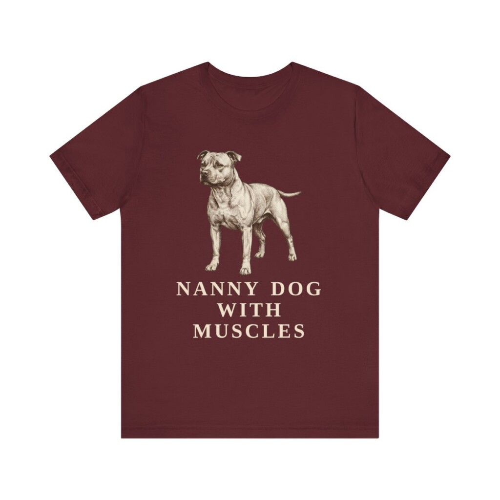 Staffordshire Bull Terrier Humor Shirt, Vintage Dog Sketch Tee, Dog Humor Gift