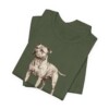 Staffordshire Bull Terrier Humor Shirt, Vintage Dog Sketch Tee, Dog Humor Gift
