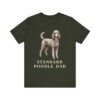 Standard Poodle Dad Shirt, Vintage Dog Sketch Tee, Dog Dad Gift