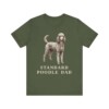 Standard Poodle Dad Shirt, Vintage Dog Sketch Tee, Dog Dad Gift