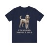 Standard Poodle Dad Shirt, Vintage Dog Sketch Tee, Dog Dad Gift