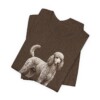 Standard Poodle Dad Shirt, Vintage Dog Sketch Tee, Dog Dad Gift