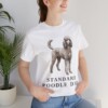 Standard Poodle Dad Shirt, Vintage Dog Sketch Tee, Dog Dad Gift