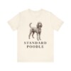 Standard Poodle Lover Shirt, Vintage Dog Sketch Tee, Dog Lover Gift