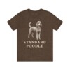 Standard Poodle Lover Shirt, Vintage Dog Sketch Tee, Dog Lover Gift