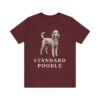 Standard Poodle Lover Shirt, Vintage Dog Sketch Tee, Dog Lover Gift