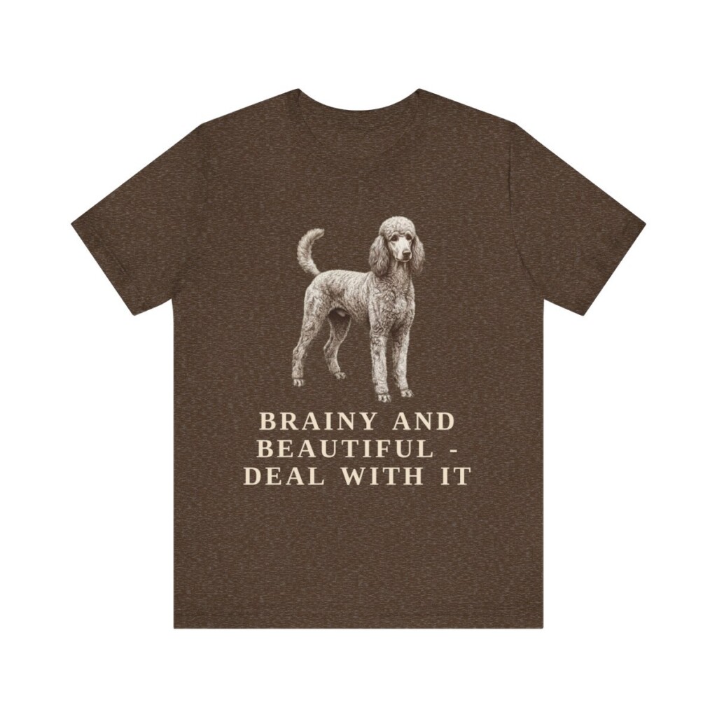 Standard Poodle Humor Shirt, Vintage Dog Sketch Tee, Dog Humor Gift Standard Poodle Humor Shirt, Vintage Dog Sketch Tee, Dog Humor Gift