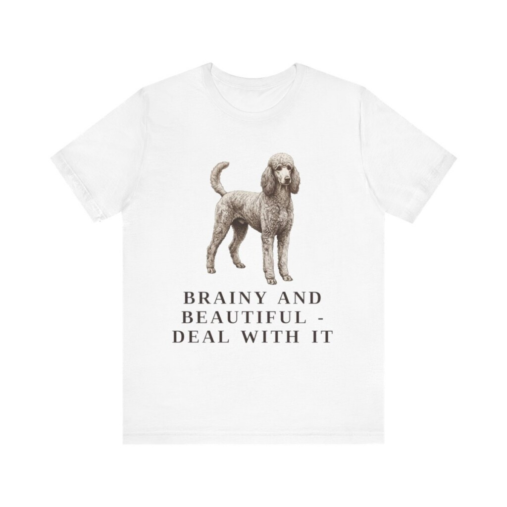 Standard Poodle Humor Shirt, Vintage Dog Sketch Tee, Dog Humor Gift Standard Poodle Humor Shirt, Vintage Dog Sketch Tee, Dog Humor Gift