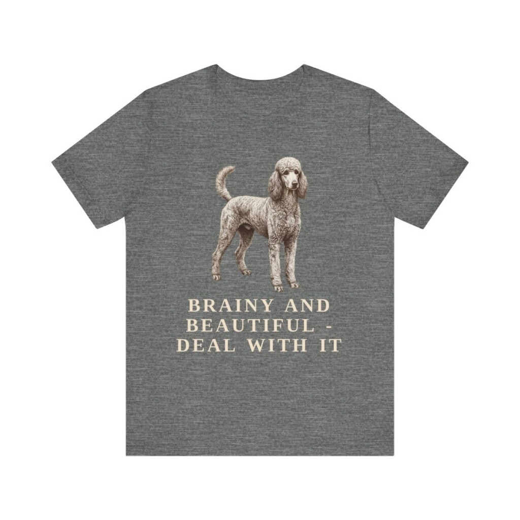 Standard Poodle Humor Shirt, Vintage Dog Sketch Tee, Dog Humor Gift Standard Poodle Humor Shirt, Vintage Dog Sketch Tee, Dog Humor Gift
