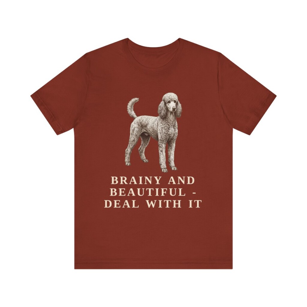 Standard Poodle Humor Shirt, Vintage Dog Sketch Tee, Dog Humor Gift Standard Poodle Humor Shirt, Vintage Dog Sketch Tee, Dog Humor Gift