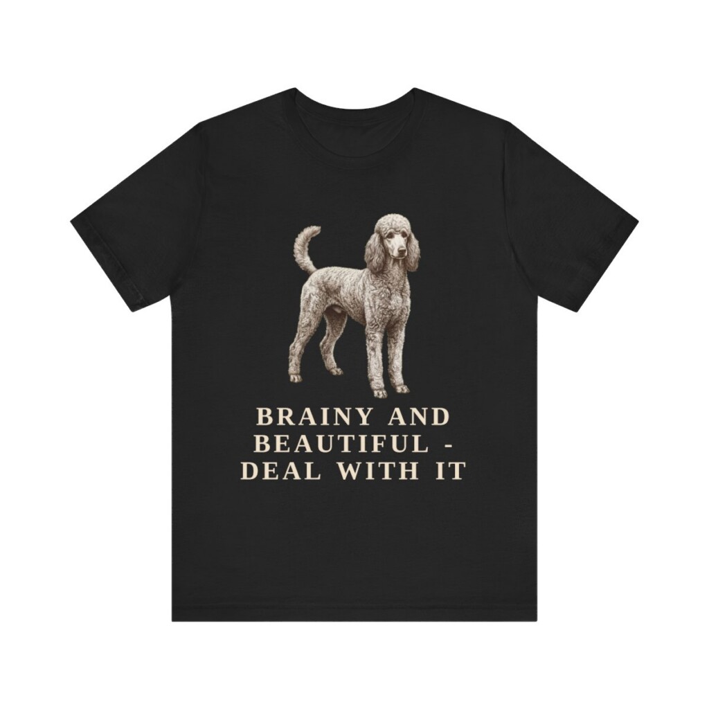 Standard Poodle Humor Shirt, Vintage Dog Sketch Tee, Dog Humor Gift Standard Poodle Humor Shirt, Vintage Dog Sketch Tee, Dog Humor Gift