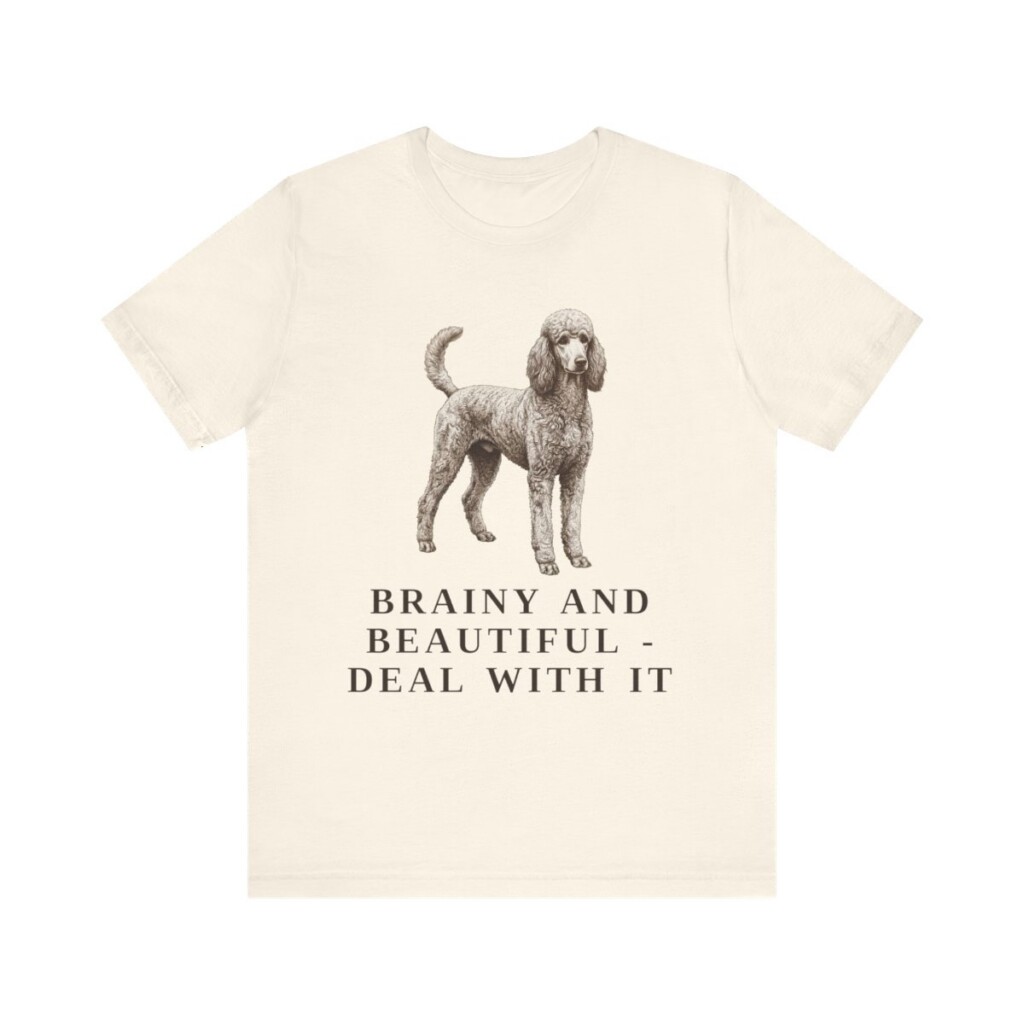 Standard Poodle Humor Shirt, Vintage Dog Sketch Tee, Dog Humor Gift Standard Poodle Humor Shirt, Vintage Dog Sketch Tee, Dog Humor Gift
