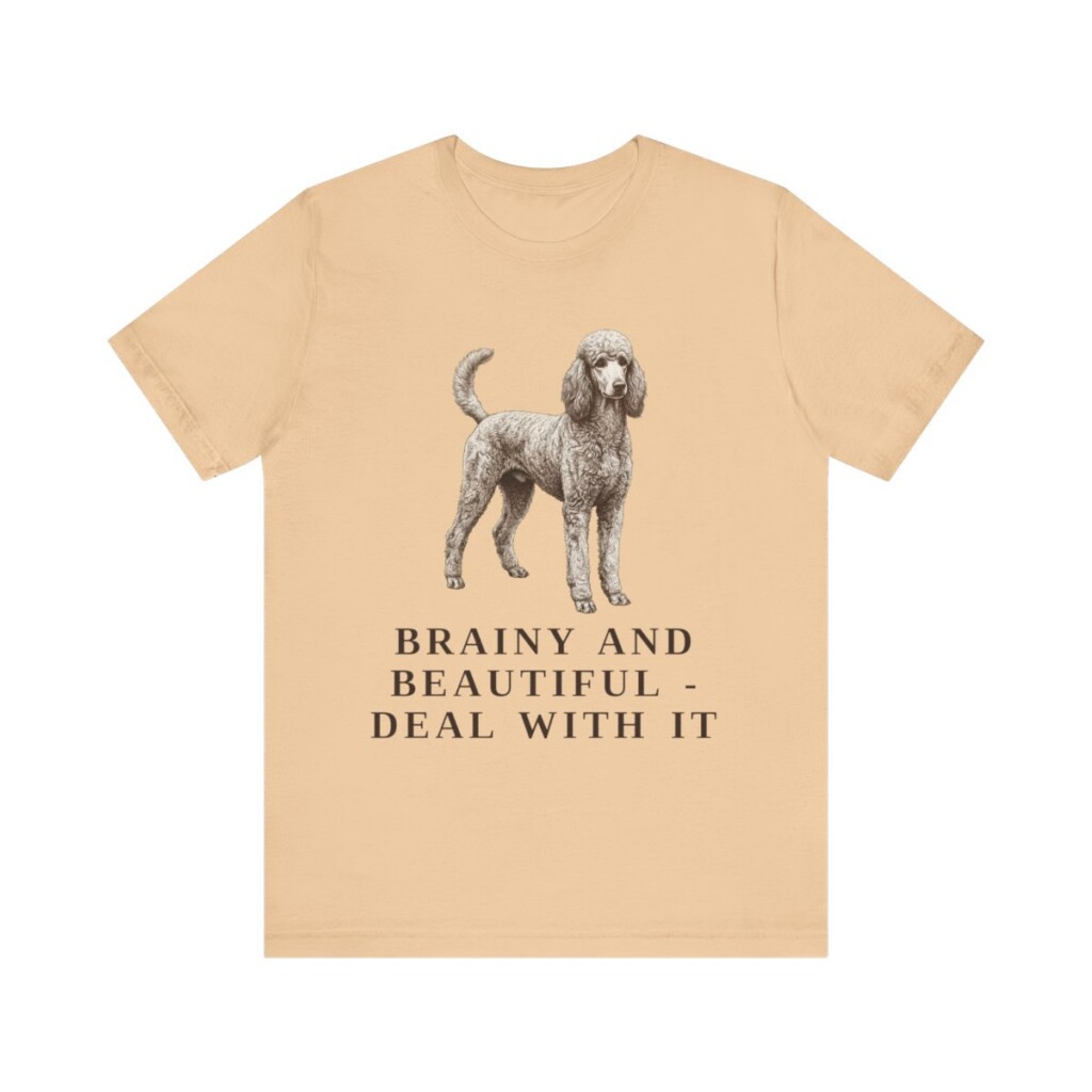 Standard Poodle Humor Shirt, Vintage Dog Sketch Tee, Dog Humor Gift Standard Poodle Humor Shirt, Vintage Dog Sketch Tee, Dog Humor Gift