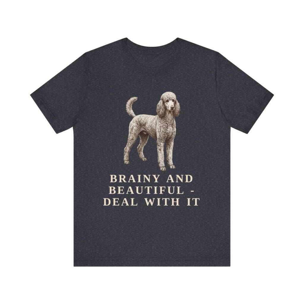Standard Poodle Humor Shirt, Vintage Dog Sketch Tee, Dog Humor Gift Standard Poodle Humor Shirt, Vintage Dog Sketch Tee, Dog Humor Gift