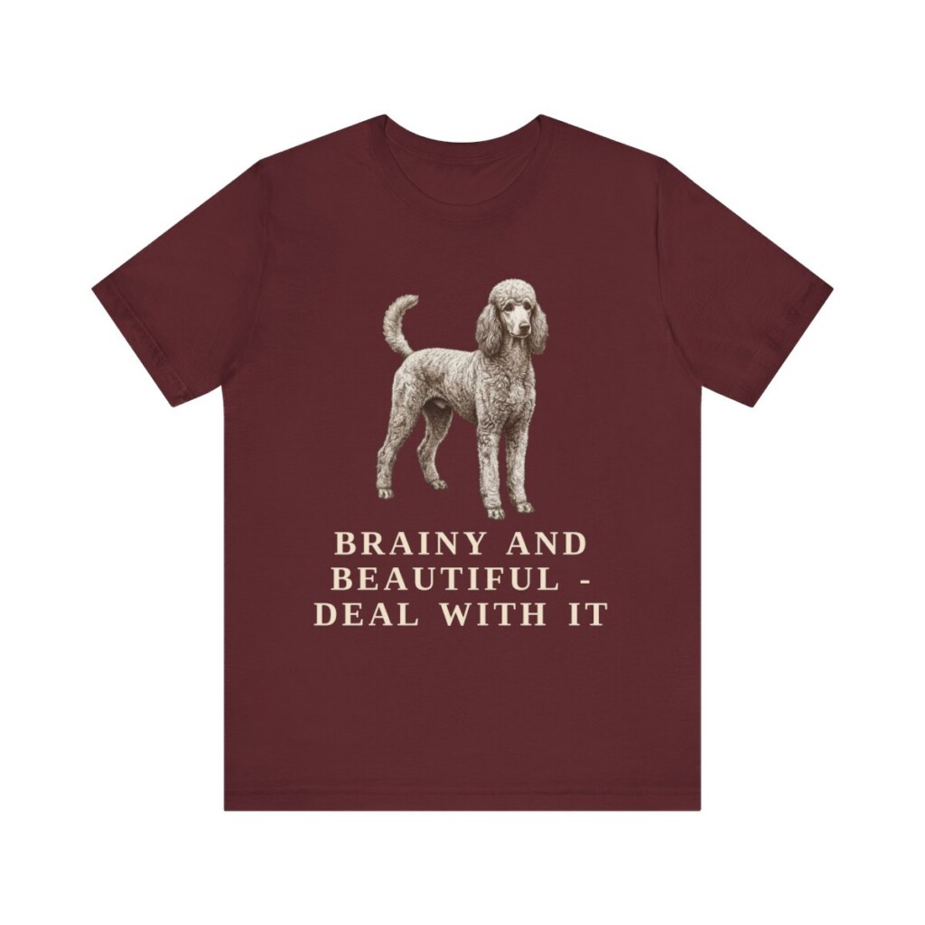 Standard Poodle Humor Shirt, Vintage Dog Sketch Tee, Dog Humor Gift Standard Poodle Humor Shirt, Vintage Dog Sketch Tee, Dog Humor Gift