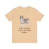 Swedish Vallhund Dad Shirt, Vintage Dog Sketch Tee, Dog Dad Gift Swedish Vallhund Dad Shirt, Vintage Dog Sketch Tee, Dog Dad Gift