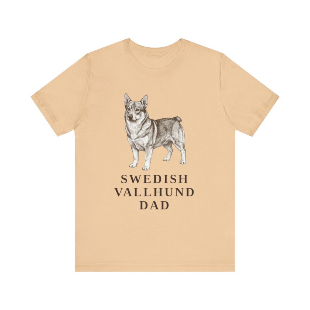 Swedish Vallhund Dad Shirt, Vintage Dog Sketch Tee, Dog Dad Gift Swedish Vallhund Dad Shirt, Vintage Dog Sketch Tee, Dog Dad Gift