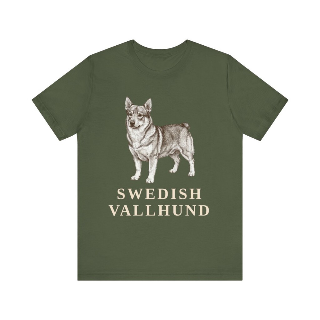 Swedish Vallhund Lover Shirt, Vintage Dog Sketch Tee, Dog Lover Gift Swedish Vallhund Lover Shirt, Vintage Dog Sketch Tee, Dog Lover Gift