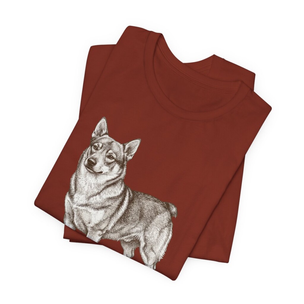 Swedish Vallhund Lover Shirt, Vintage Dog Sketch Tee, Dog Lover Gift Swedish Vallhund Lover Shirt, Vintage Dog Sketch Tee, Dog Lover Gift