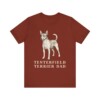 Tenterfield Terrier Dad Shirt, Vintage Dog Sketch Tee, Dog Dad Gift