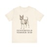 Tenterfield Terrier Dad Shirt, Vintage Dog Sketch Tee, Dog Dad Gift