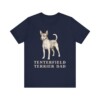Tenterfield Terrier Dad Shirt, Vintage Dog Sketch Tee, Dog Dad Gift