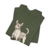Tenterfield Terrier Dad Shirt, Vintage Dog Sketch Tee, Dog Dad Gift