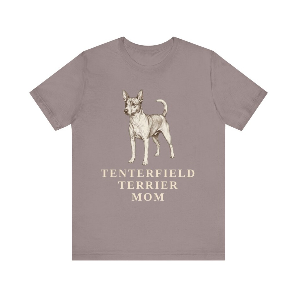 Tenterfield Terrier Mom Shirt, Vintage Dog Sketch Tee, Dog Mom Gift