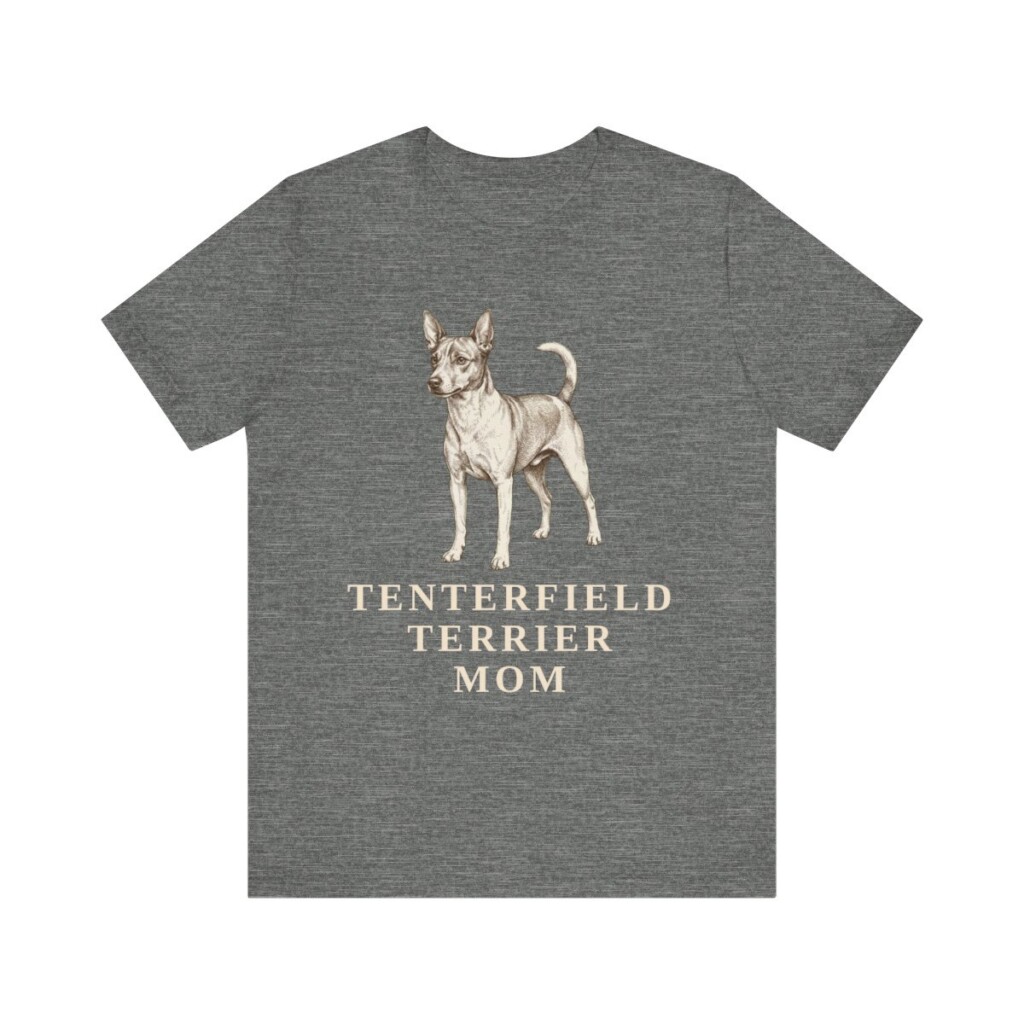 Tenterfield Terrier Mom Shirt, Vintage Dog Sketch Tee, Dog Mom Gift