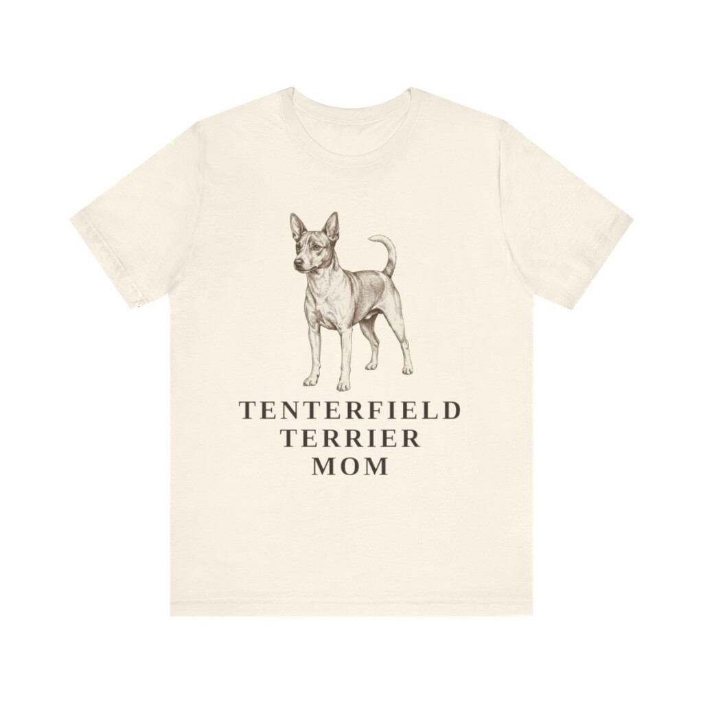 Tenterfield Terrier Mom Shirt, Vintage Dog Sketch Tee, Dog Mom Gift