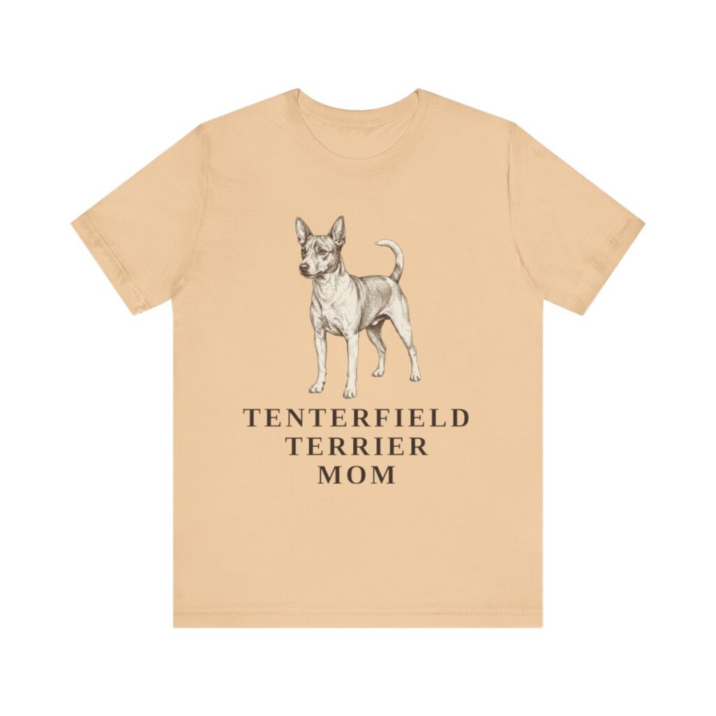 Tenterfield Terrier Mom Shirt, Vintage Dog Sketch Tee, Dog Mom Gift