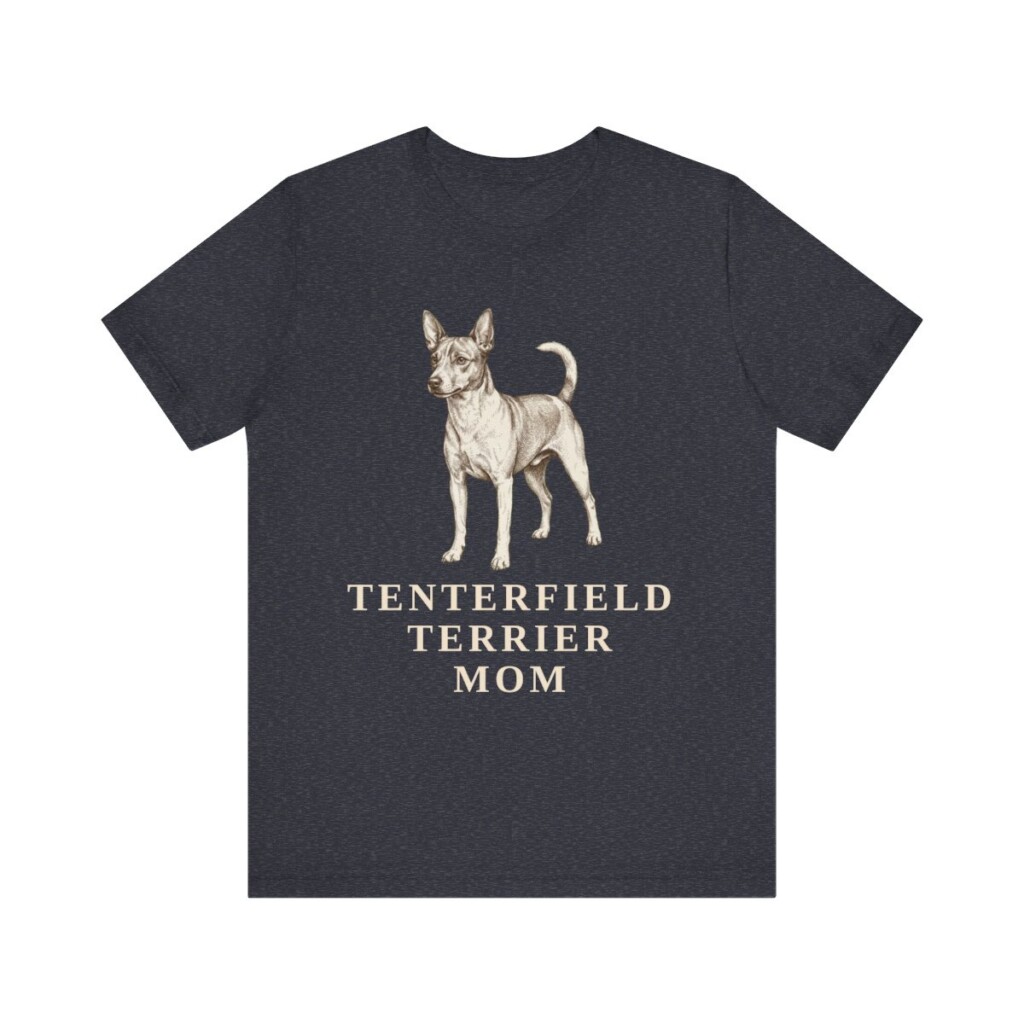 Tenterfield Terrier Mom Shirt, Vintage Dog Sketch Tee, Dog Mom Gift