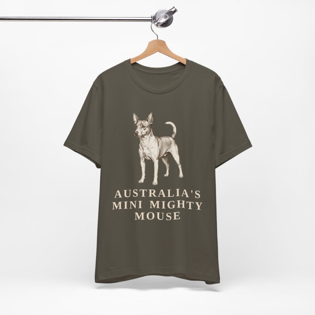 Tenterfield Terrier Humor Shirt, Vintage Dog Sketch Tee, Dog Humor Gift