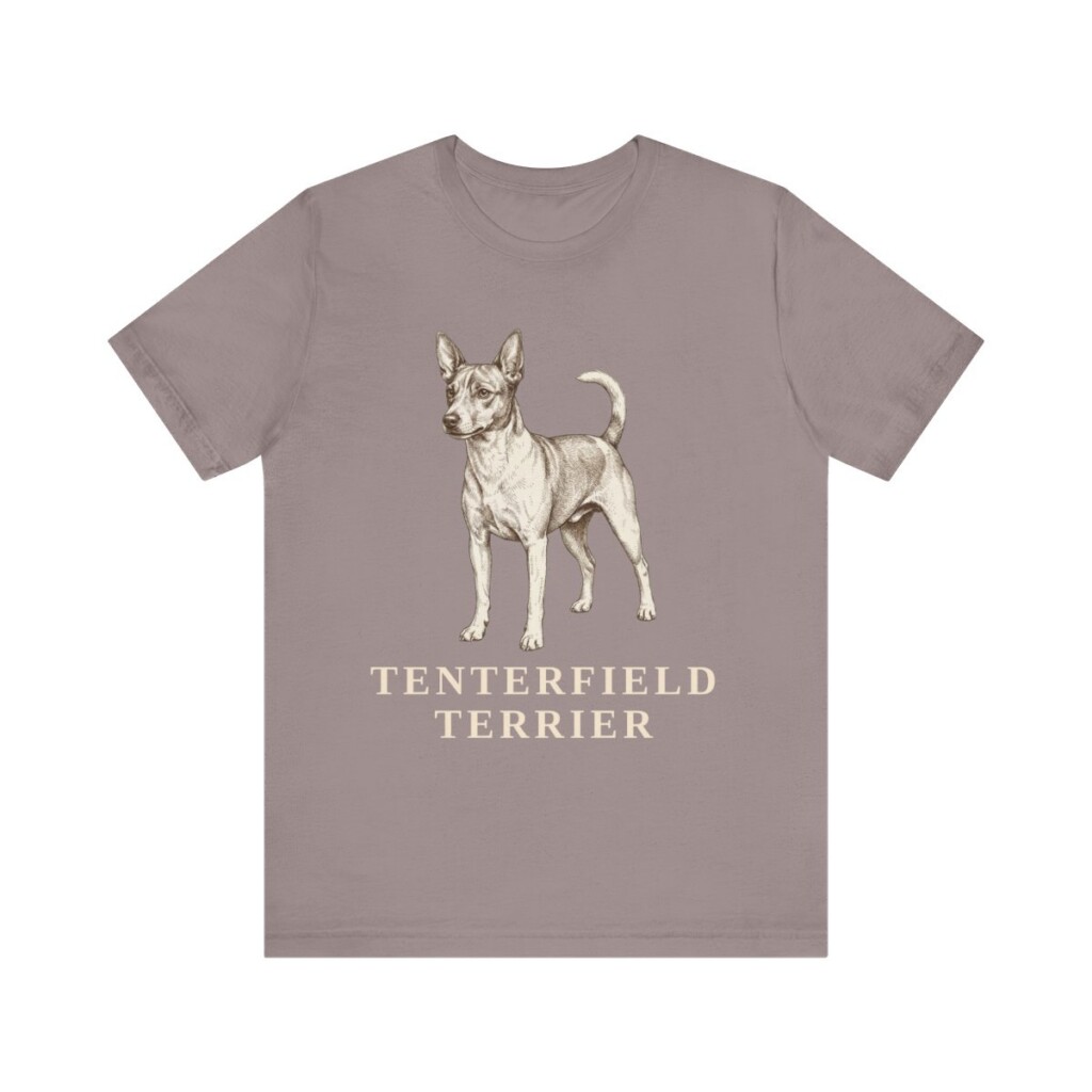Tenterfield Terrier Lover Shirt, Vintage Dog Sketch Tee, Dog Lover Gift