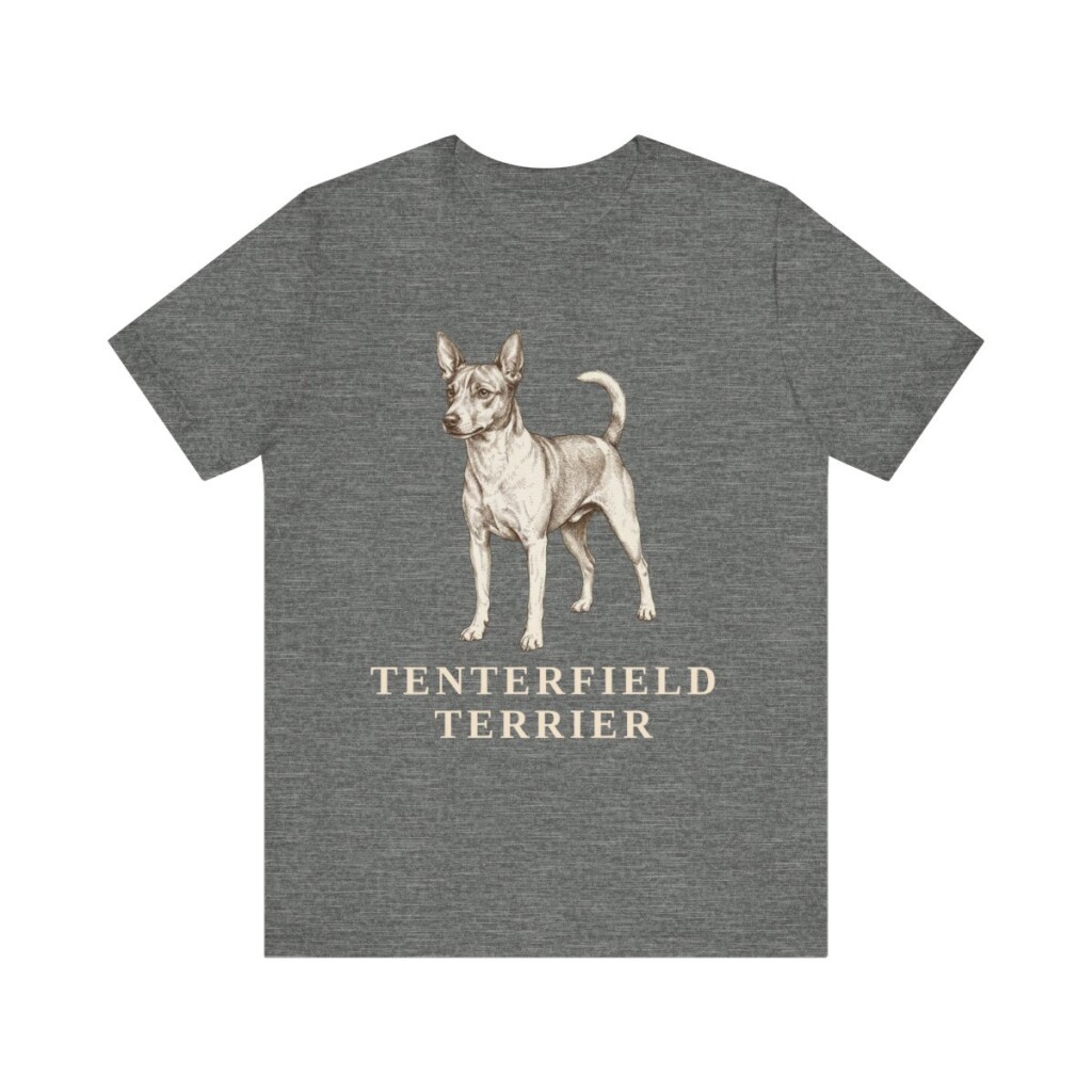 Tenterfield Terrier Lover Shirt, Vintage Dog Sketch Tee, Dog Lover Gift