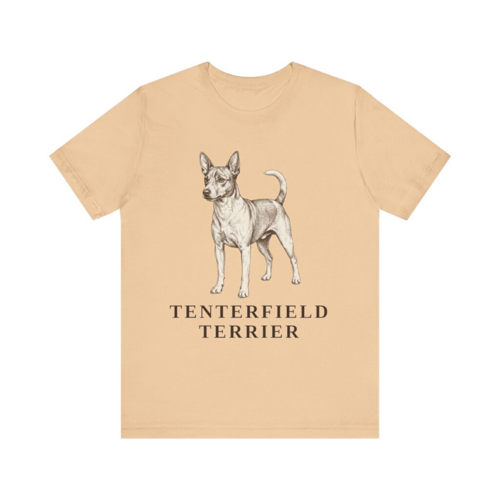 Tenterfield Terrier Lover Shirt, Vintage Dog Sketch Tee, Dog Lover Gift