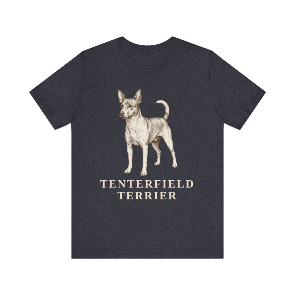 Tenterfield Terrier Lover Shirt, Vintage Dog Sketch Tee, Dog Lover Gift