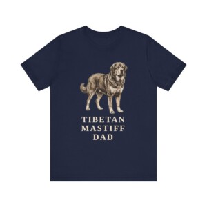 Tibetan Mastiff Dad Shirt, Vintage Dog Sketch Tee, Dog Dad Gift