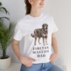 Tibetan Mastiff Dad Shirt, Vintage Dog Sketch Tee, Dog Dad Gift