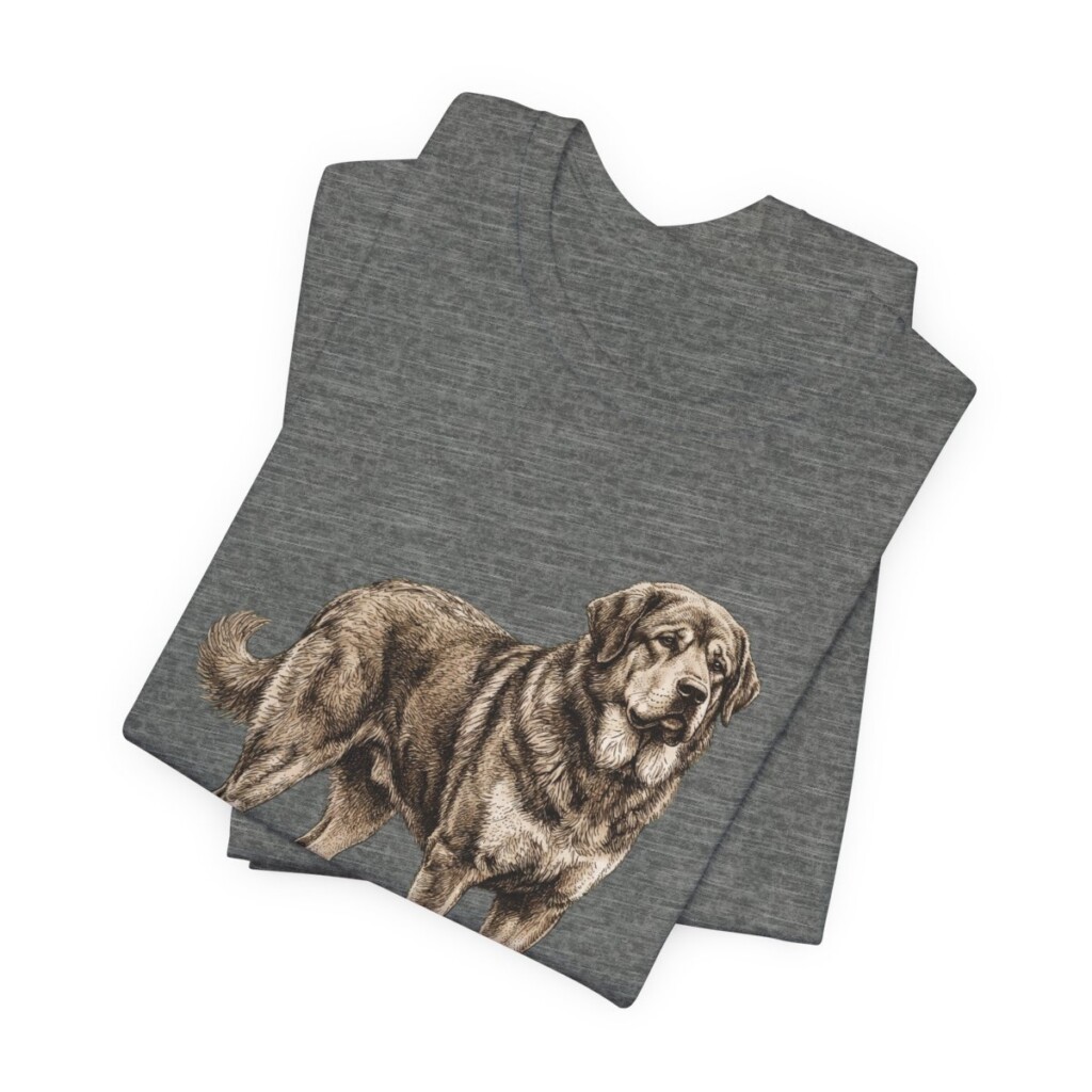 Tibetan Mastiff Humor Shirt, Vintage Dog Sketch Tee, Dog Humor Gift
