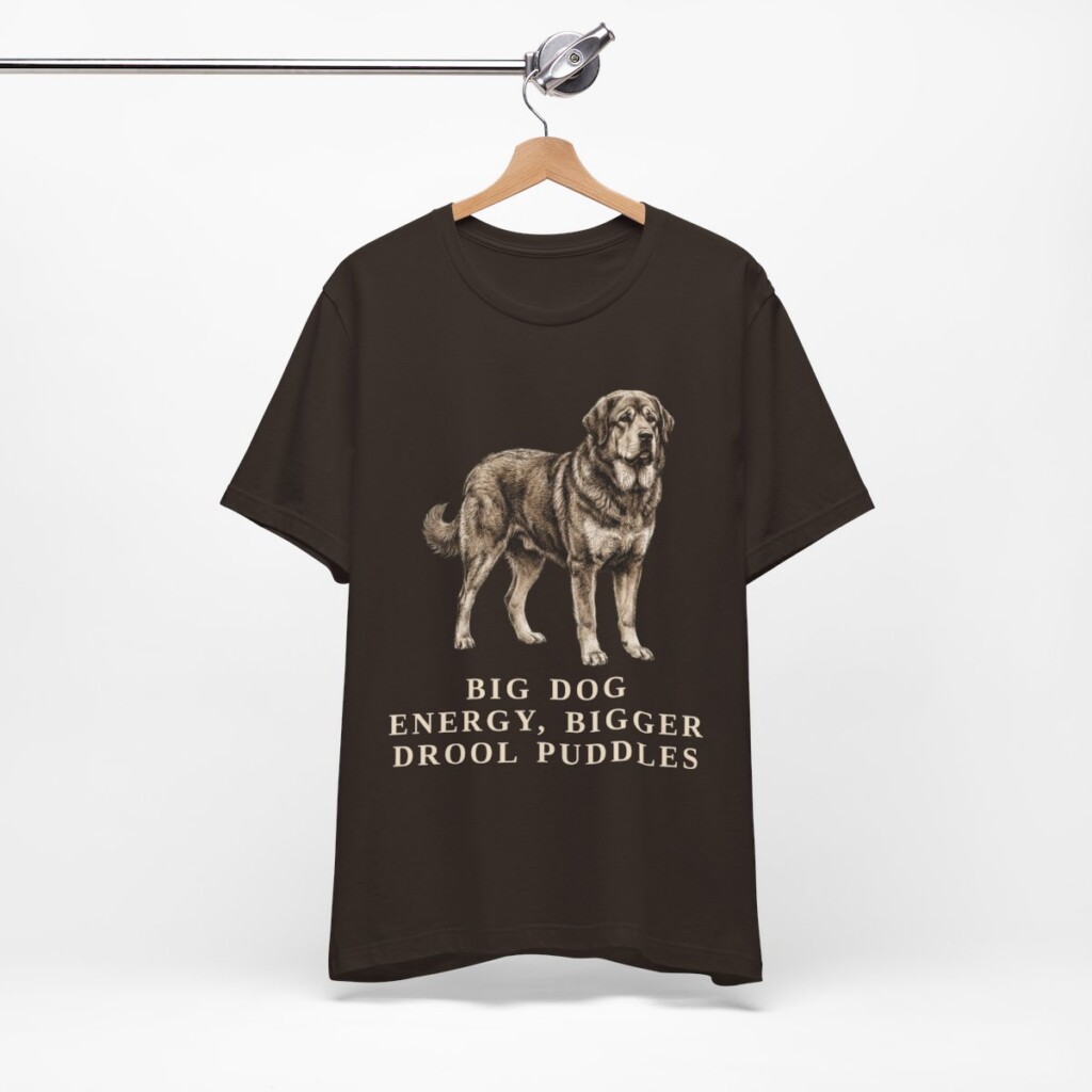 Tibetan Mastiff Humor Shirt, Vintage Dog Sketch Tee, Dog Humor Gift