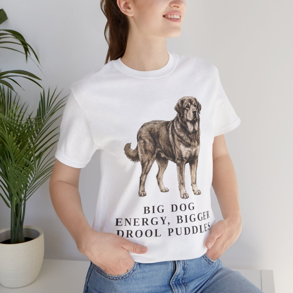 Tibetan Mastiff Humor Shirt, Vintage Dog Sketch Tee, Dog Humor Gift