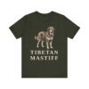 Tibetan Mastiff Lover Shirt, Vintage Dog Sketch Tee, Dog Lover Gift